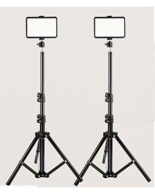  LED Lys kit m/stativ - 2stk.